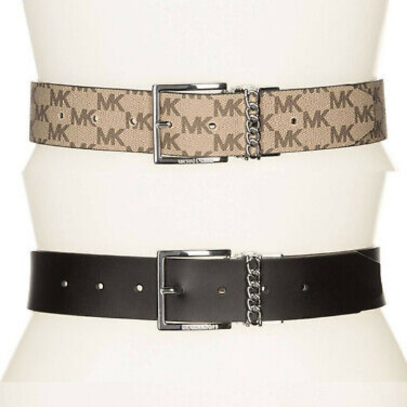 Michael Kors Reversible Belt Natural/Black